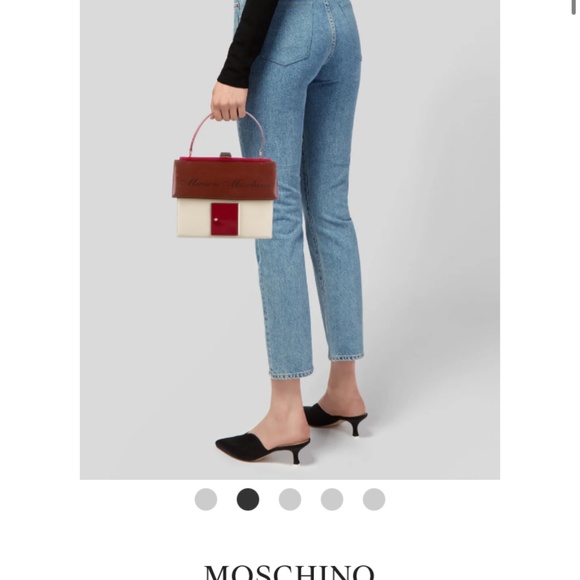 Authentic vintage Maison Moschino house bag in leather - Picture 9 of 9